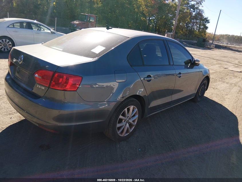 Vin: 3vwdp7aj9cm385859, lot: 46817111, volkswagen jetta 2.5l se 20124