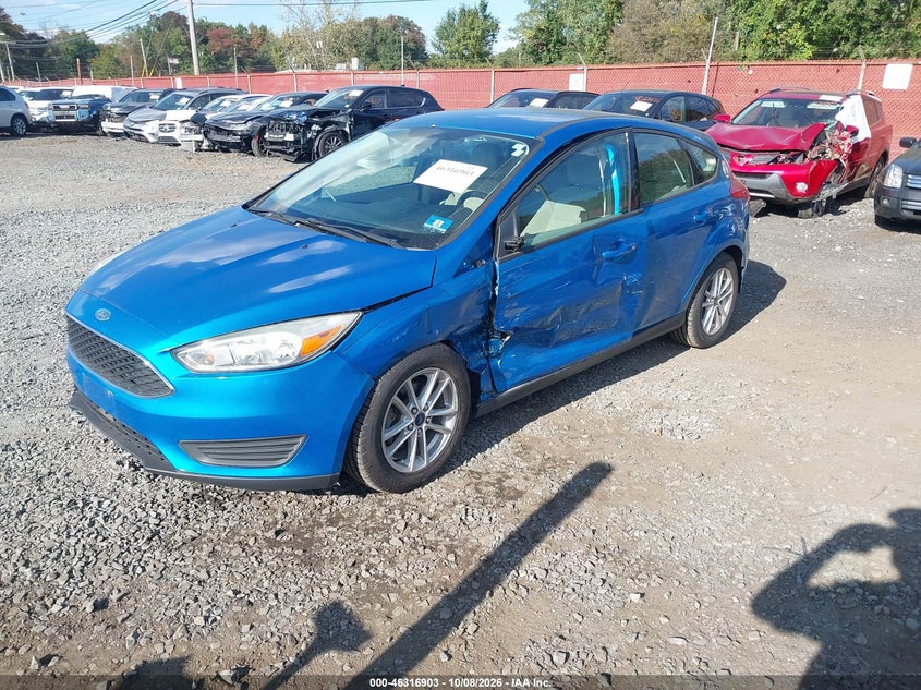 Vin: 1fadp3k2xgl236098, lot: 46817125, ford focus se 20162