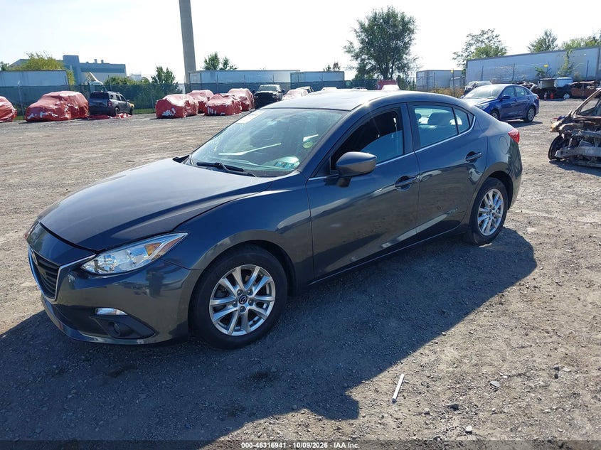Vin: 3mzbm1v79fm196340, lot: 46817163, mazda mazda3 i touring 20152