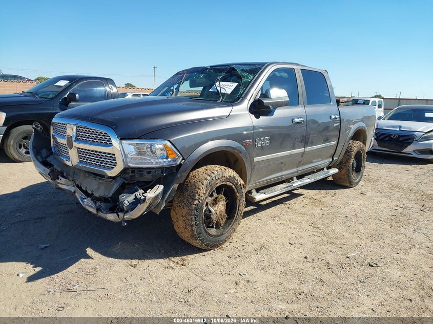Vin: 1c6rr7nt5gs132489, lot: 46817164, ram 1500 laramie 20162