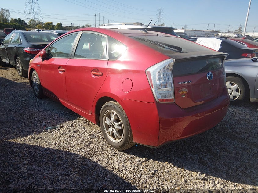 Vin: jtdkn3du4a0197281, lot: 46817213, toyota prius ii 20103