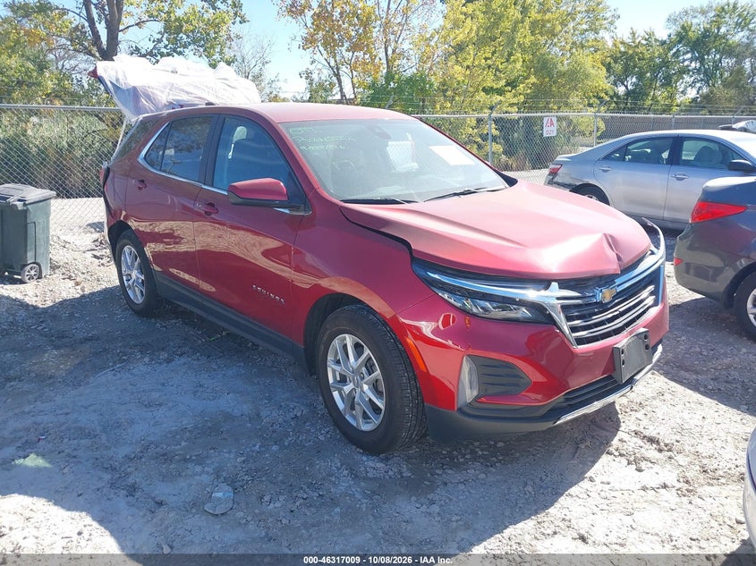 Vin: 3gnaxkeg0rs204912, lot: 46817231, chevrolet equinox fwd lt 20241