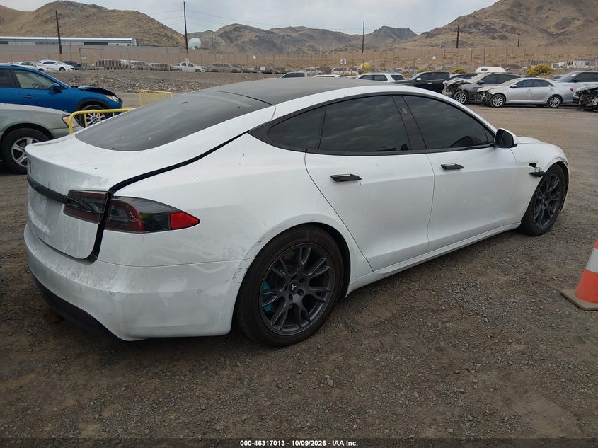 Vin: 5yjsa1e56mf453093, lot: 46817235, tesla model s long range dual motor all-wheel drive 20214
