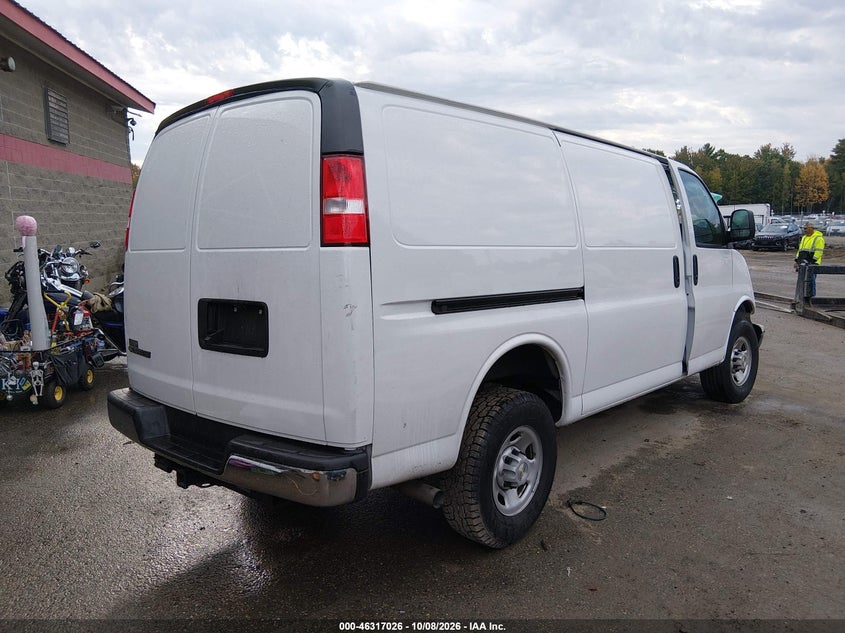 Vin: 1gcwgafp8n1238146, lot: 46817248, chevrolet express cargo rwd 2500 regular wheelbase wt 20224