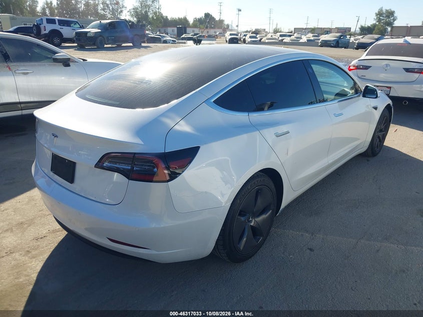 Vin: 5yj3e1ea7lf799934, lot: 46817255, tesla model 3 standard range plus rear-wheel drive/standard range rear-wheel drive 20204