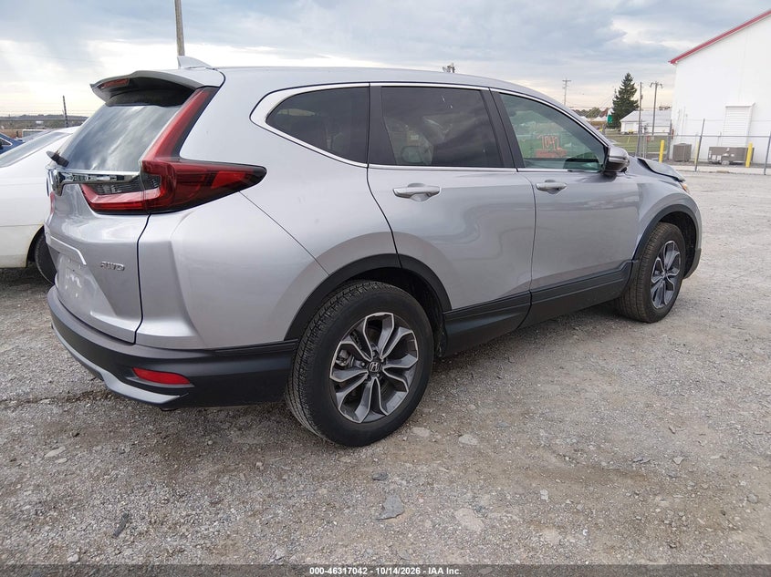 Vin: 2hkrw2h87lh615356, lot: 46817264, honda cr-v awd ex-l 20204