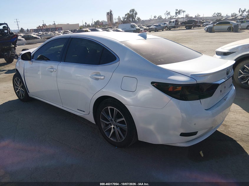 Vin: jthbw1gg4g2111650, lot: 46817276, lexus es 300h 20163