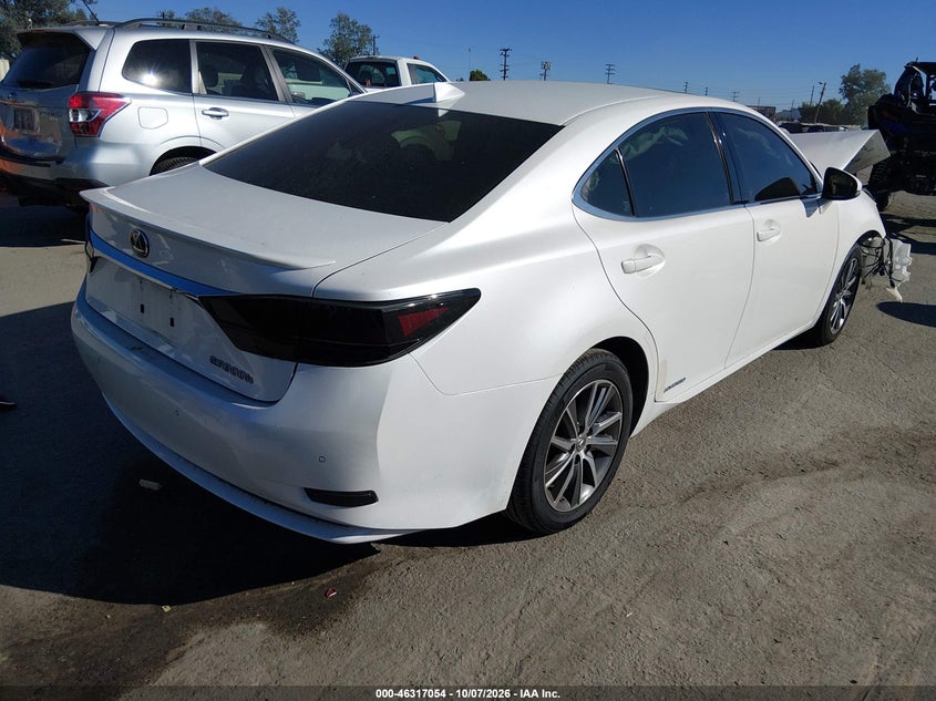 Vin: jthbw1gg4g2111650, lot: 46817276, lexus es 300h 20164