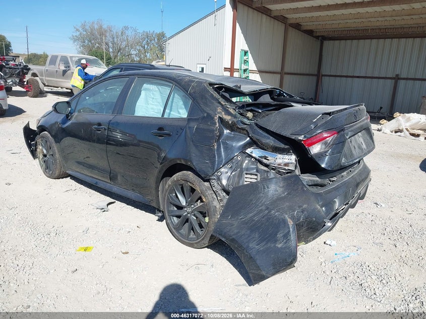 Vin: 5yfs4mce2pp156343, lot: 46817294, toyota corolla se 20233