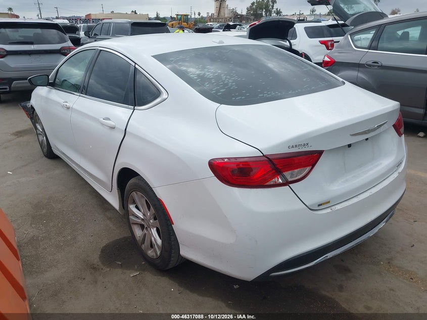 Vin: 1c3cccab4gn164231, lot: 46817310, chrysler 200 limited 20163