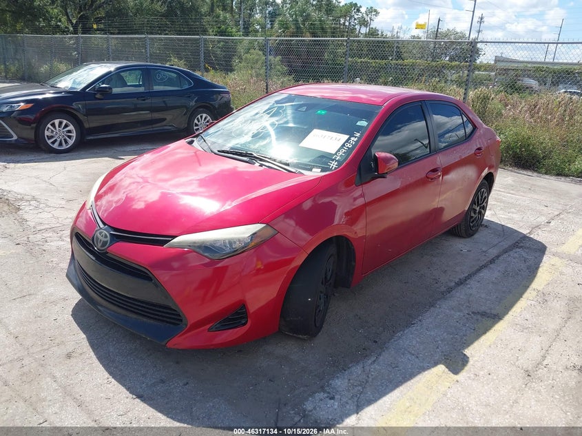 2017 Toyota Corolla Le, Изъятое, IAAI, VIN 2T1BURHE0HC799183 — фото 2