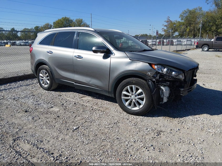 Vin: 5xypg4a34gg104215, lot: 46817361, kia sorento 2.4l lx 20161
