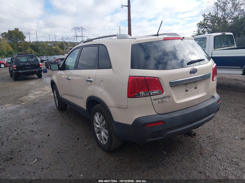 Vin: 5xyktda2xbg077883, lot: 46817426, kia sorento lx v6 20113