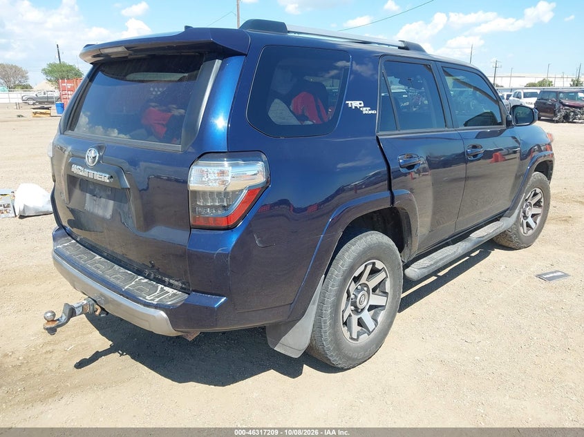 Vin: jtebu5jr7j5606256, lot: 46817431, toyota 4runner trd off road 20184