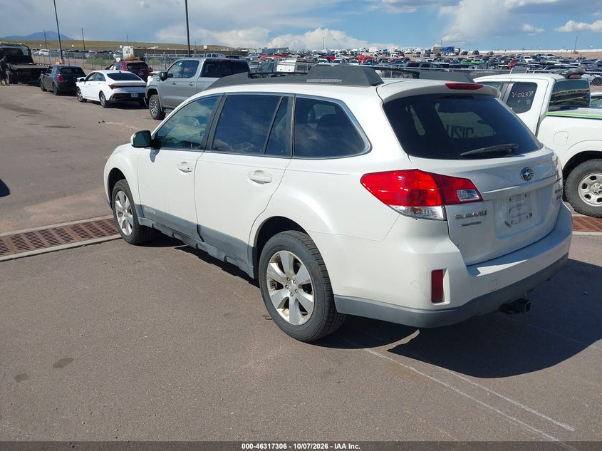 Vin: 4s4brdac7b2366474, lot: 46817528, subaru outback 3.6r 20113