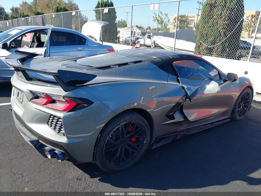 Vin: 1g1ya2d44n5123344, lot: 46817544, chevrolet corvette stingray rwd  1lt 20224