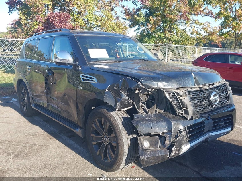 Vin: jn8ay2nc7h9507646, lot: 46817594, nissan armada platinum 20171