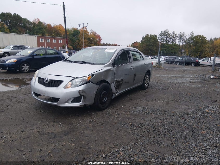 2010 Toyota Corolla Le, Left Side, IAAI, VIN 1NXBU4EE0AZ221287 — photo 2