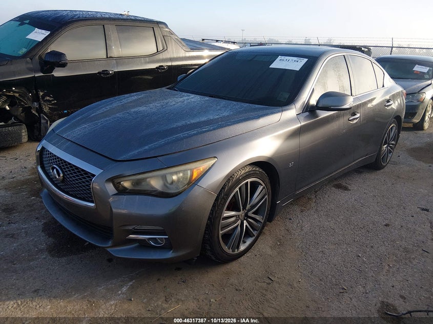 Vin: jn1bv7ap3em673334, lot: 46817609, infiniti q50 premium 20142