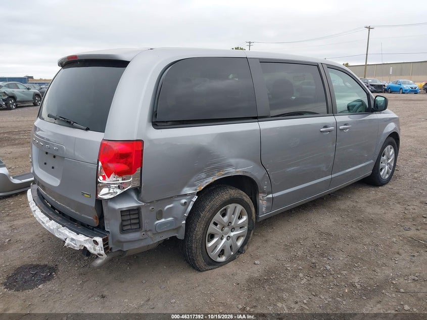 Vin: 2c4rdgbg3jr224692, lot: 46817614, dodge grand caravan xl 20184