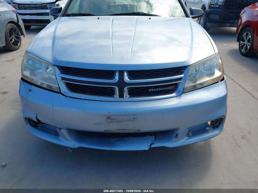 DODGE AVENGER 2013 VIN 1C3CDZAB7DN653802