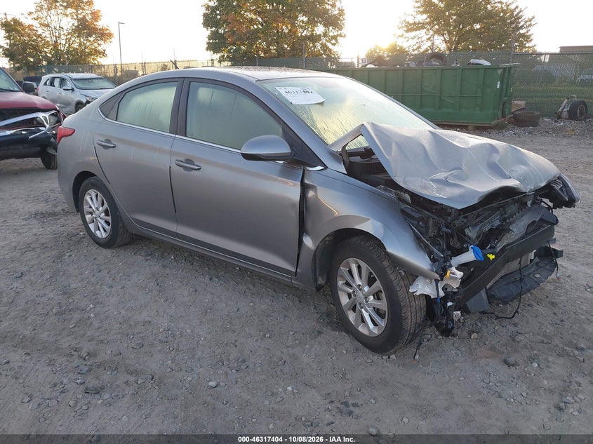 Vin: 3kpc24a6xne189840, lot: 46817626, hyundai accent sel 20221