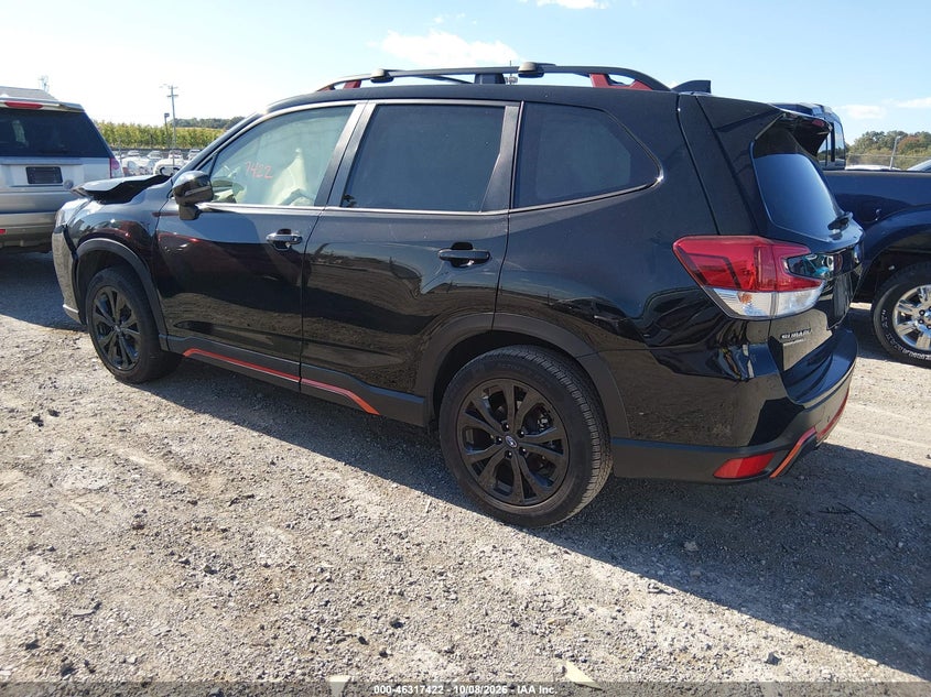 Vin: jf2skajc6ph421848, lot: 46817644, subaru forester sport 20233