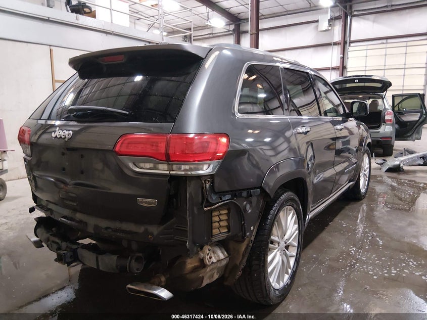 Vin: 1c4rjfjt7hc751137, lot: 46817646, jeep grand cherokee summit 4x4 20174