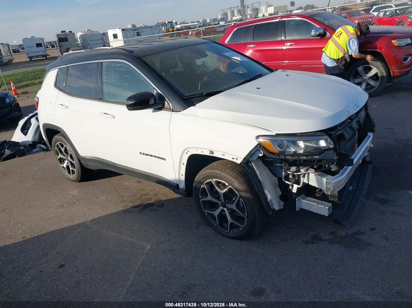 Vin: 3c4njdcn8st558203, lot: 46817661, jeep compass limited 4x4 2025 img_1