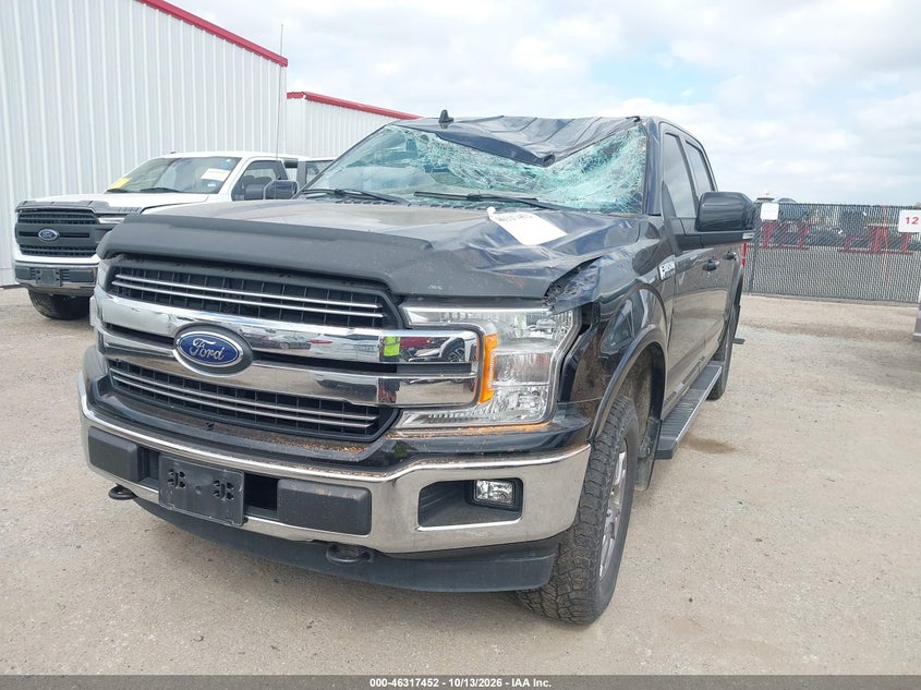 Vin: 1ftew1eg9jkc18752, lot: 46817674, ford f-150 lariat 20182