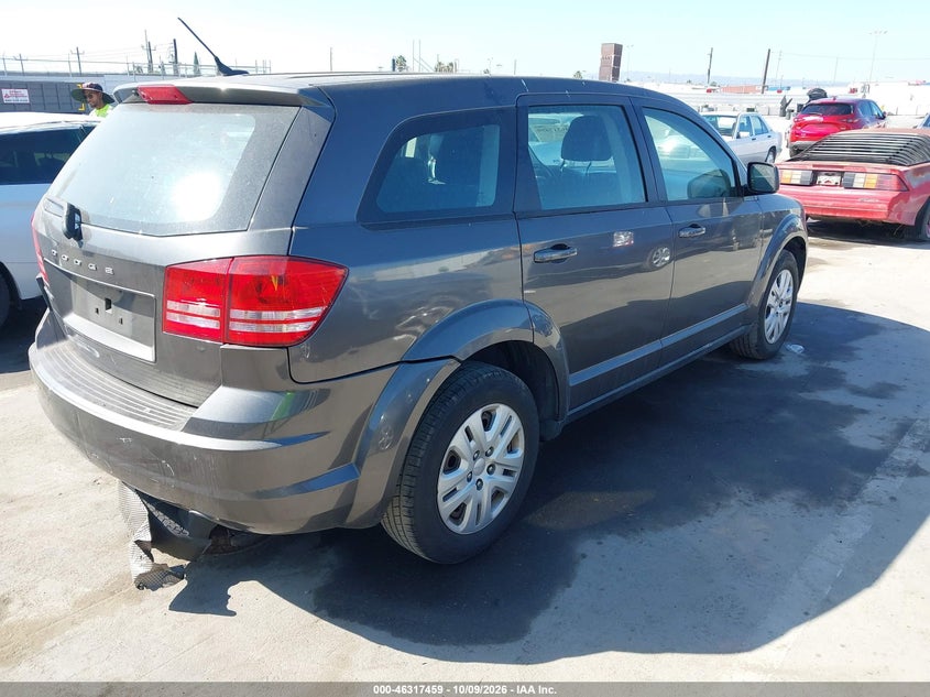 Vin: 3c4pdcab1et276668, lot: 46817682, dodge journey american value pkg 20144