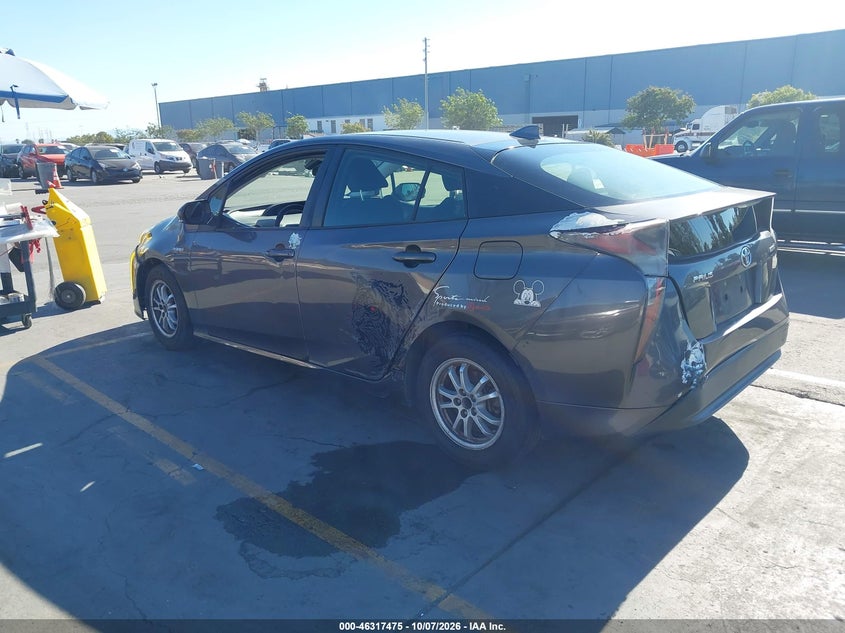 Vin: jtdkbrfu4j3601963, lot: 46817697, toyota prius one 20183