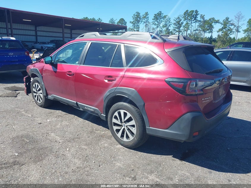 Vin: 4s4btacc5p3104080, lot: 46817713, subaru outback premium 20233