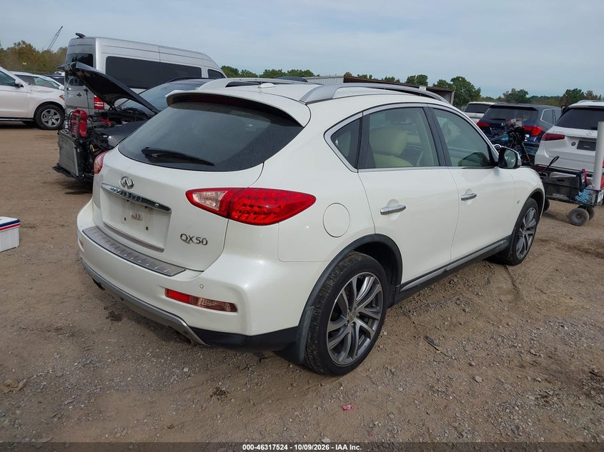 Vin: jn1bj0rr9hm417356, lot: 46817746, infiniti qx50 20174