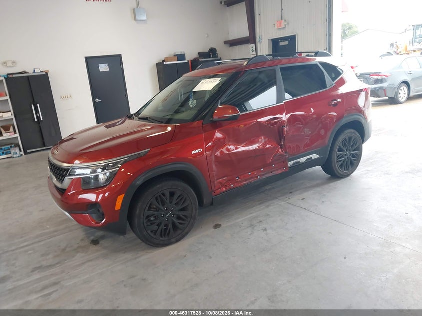 Vin: kndeuca29p7419476, lot: 46817750, kia seltos nightfall edition 20232