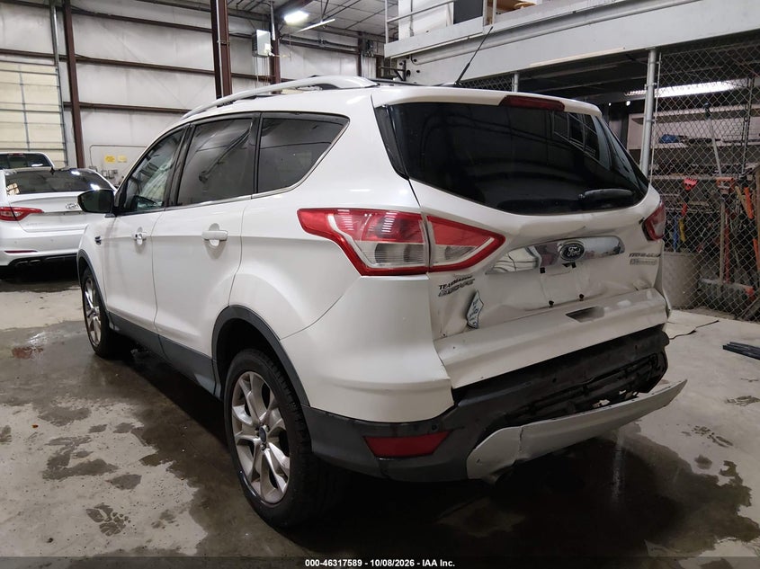 Vin: 1fmcu0jx5eub08879, lot: 46817811, ford escape titanium 20143