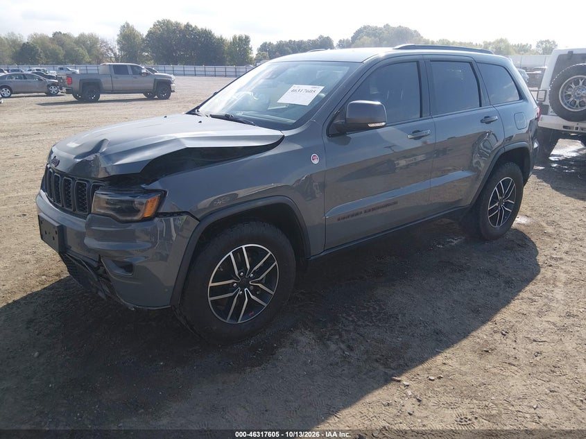 Vin: 1c4rjflg0mc668871, lot: 46817827, jeep grand cherokee trailhawk 4x4 20212