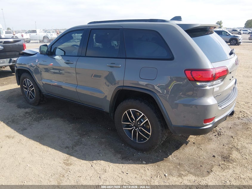 Vin: 1c4rjflg0mc668871, lot: 46817827, jeep grand cherokee trailhawk 4x4 20213
