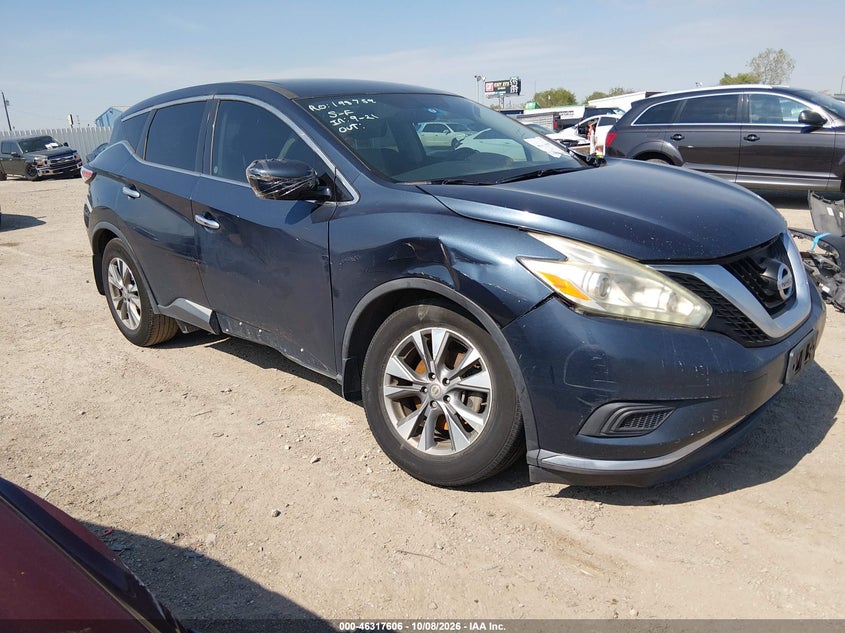 Vin: 5n1az2mg2gn136989, lot: 46817828, nissan murano s 20161