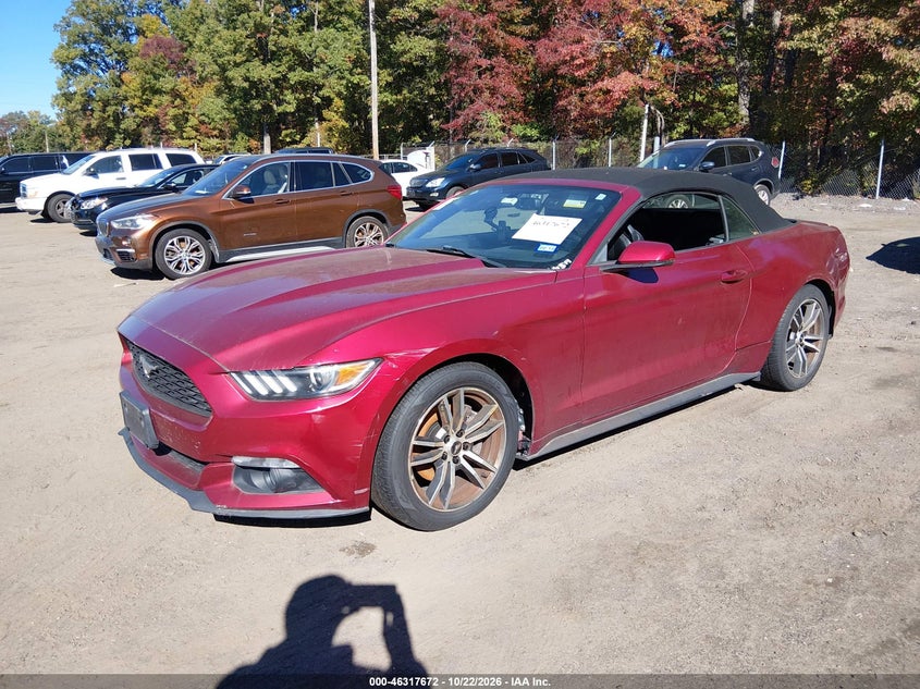 FORD MUSTANG 2016 VIN 1FATP8UH7G5212940