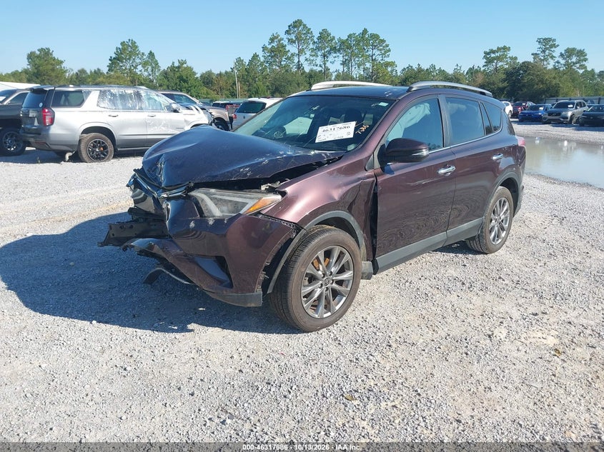 Vin: 2t3yfrev8hw403189, lot: 46817908, toyota rav4 limited 20172