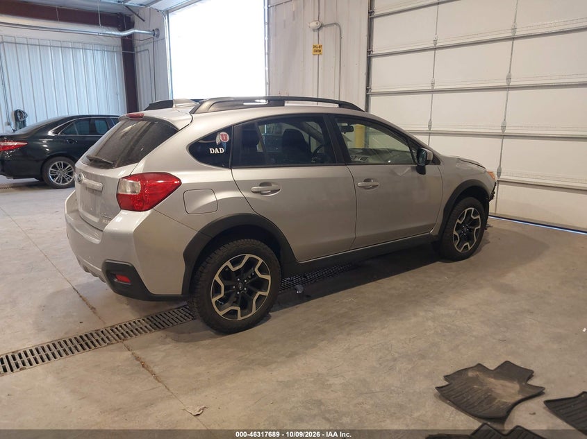 Vin: jf2gpadc8h8212261, lot: 46817911, subaru crosstrek 2.0i premium 20174
