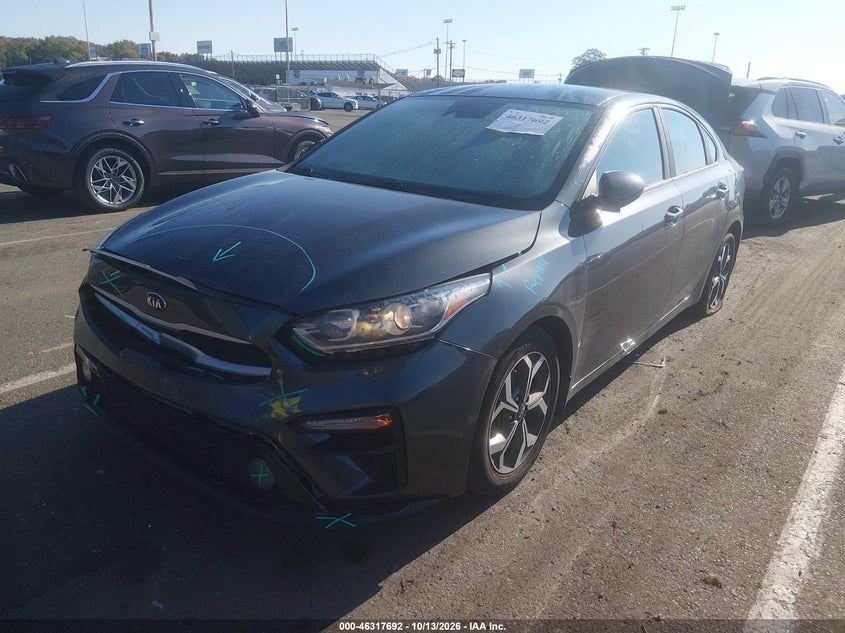 Vin: 3kpf24ad3le157546, lot: 46817914, kia forte lxs 20202
