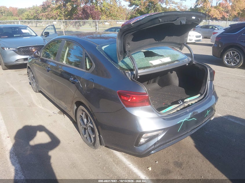 Vin: 3kpf24ad3le157546, lot: 46817914, kia forte lxs 20203