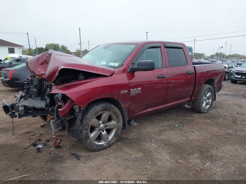 Vin: 1c6rr7ktxks534652, lot: 46817919, ram 1500 classic express  4x4 5'7 box 20192