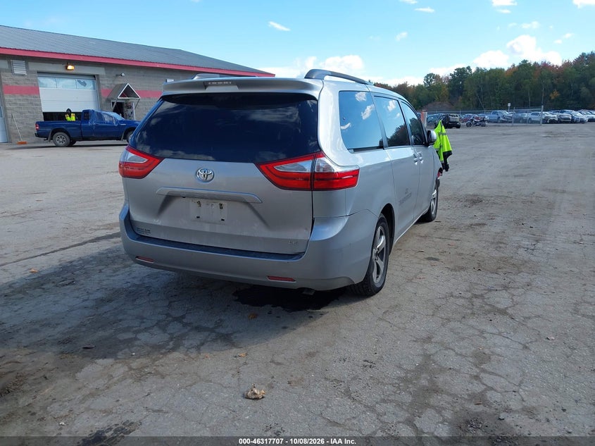 Vin: 5tdkk3dc6fs666990, lot: 46817929, toyota sienna le 8 passenger 20154