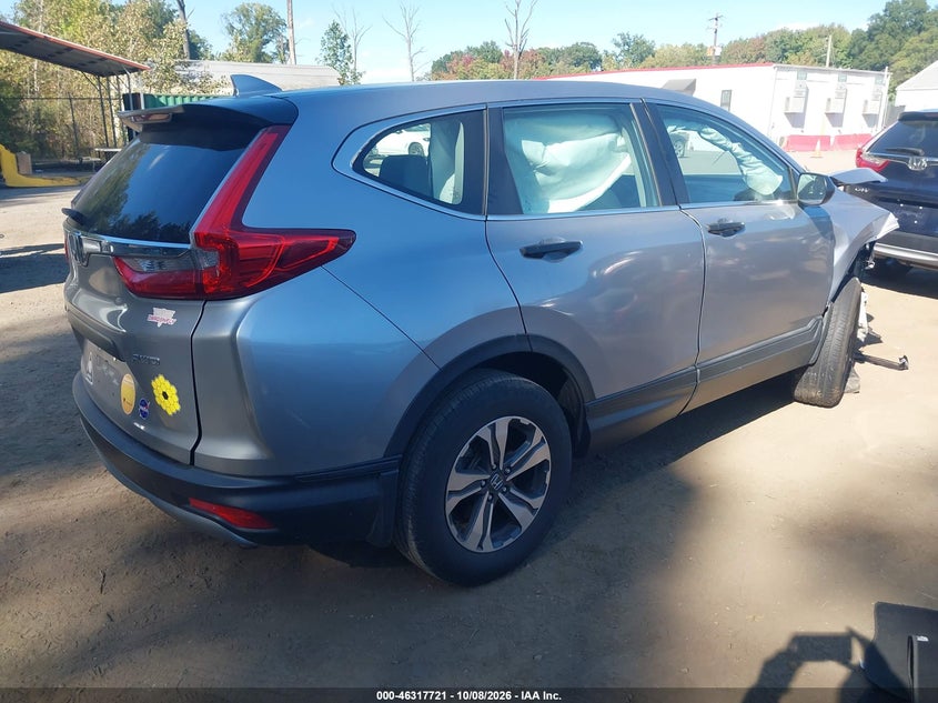 Vin: 2hkrw6h39kh219309, lot: 46817943, honda cr-v lx 20194