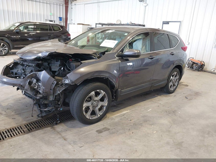 Vin: 2hkrw2h82jh625337, lot: 46817950, honda cr-v ex-l/ex-l navi 20182