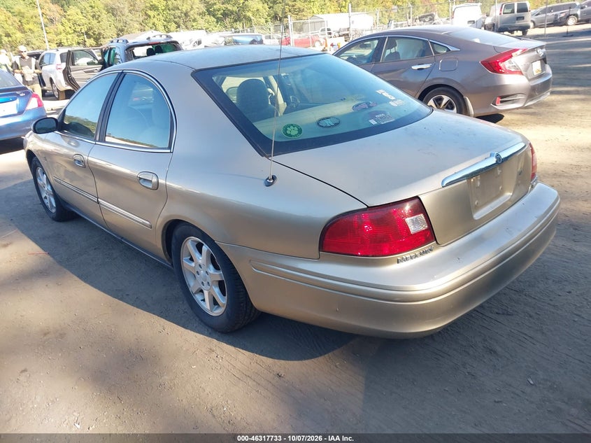 MERCURY SABLE 2001 VIN 1MEFM55S41A650563