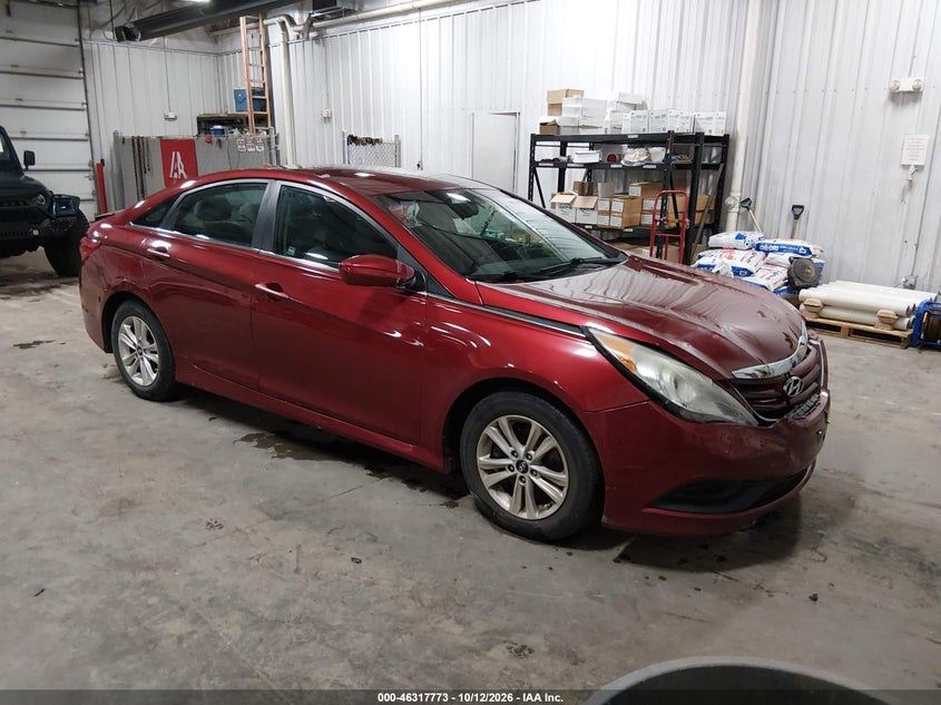Vin: 5npeb4ac5eh936898, lot: 46817995, hyundai sonata gls 20141